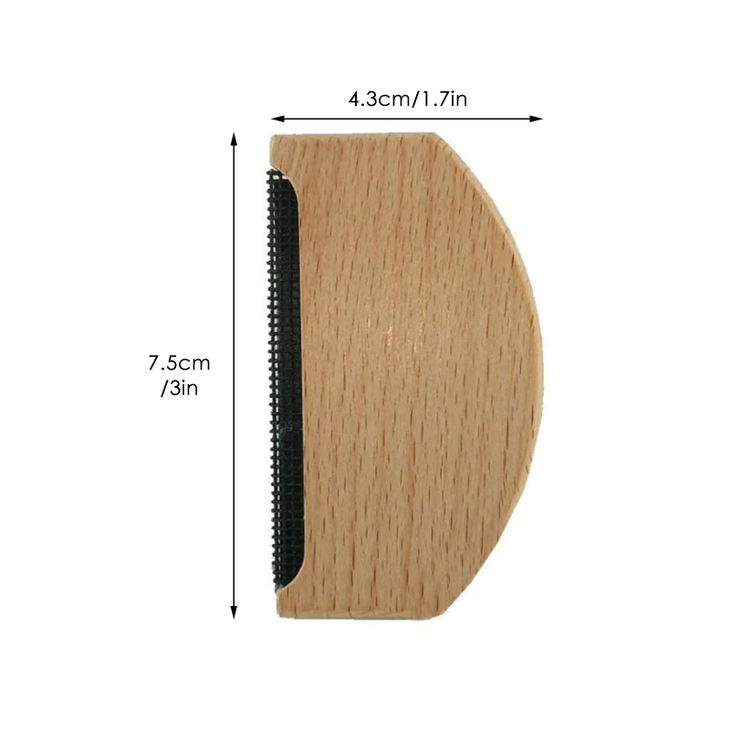 

Wooden Epilator Sweater Clothes Shaver Fabric Clothes Sweater Lint Removers Manual Portable Wooden Lint Trimmer Comb Shaver Tool