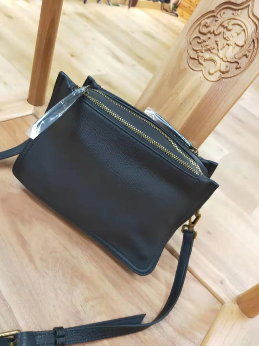 100% женская сумка через плечо из натуральной кожи Модная элегантная тоут