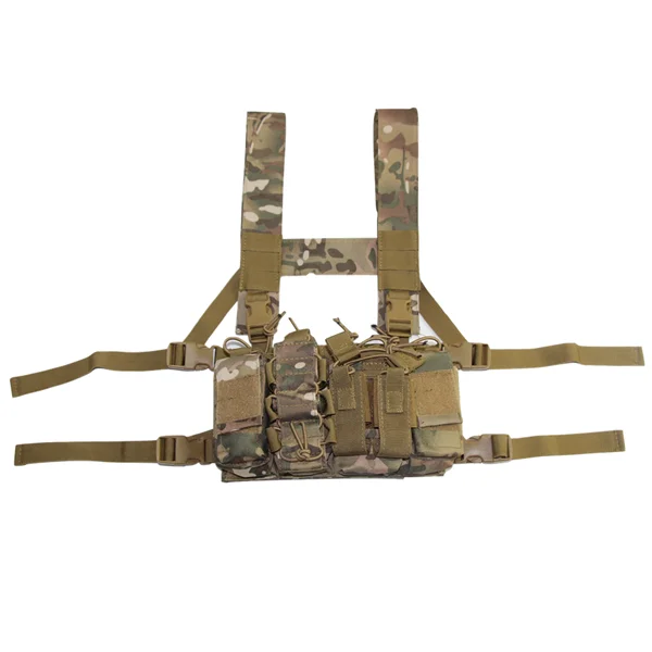 Tactical Vest Airsoft Paintball Carrier Strike chaleco chest rig Pack Military equipment Pouch Duty vest - Цвет: CP