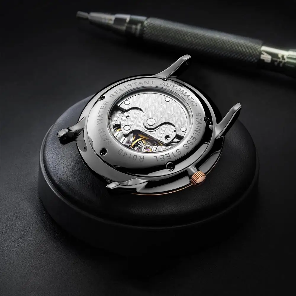 Часы наручные Rocos Мужские автоматические мужские ультратонкие механические