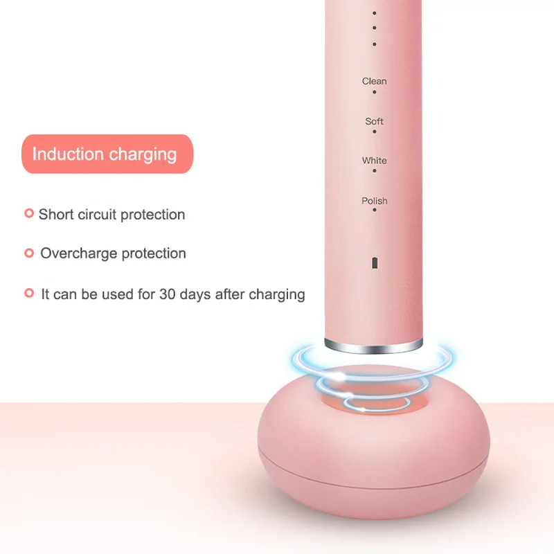 

Sonic Electric Toothbrush Adult Ultrasonic Automatic Toothbrush Rechargeable Tooth Brush Adult Washable Whitening Teeth Brush