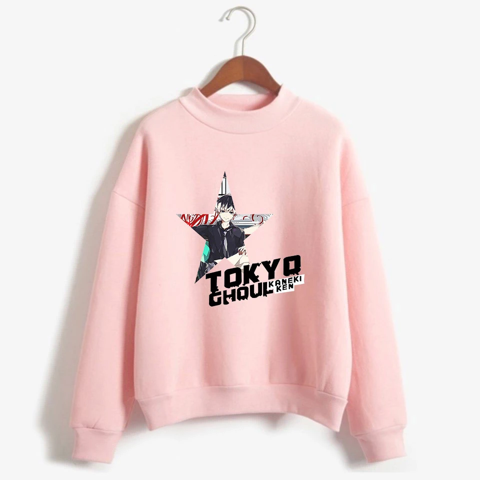 

All-match Men/Women Casual Tokyo Ghoul Sweatshirt Women Oversize Pullover Kpop O-Neck Sweatshirts Long Sleeve Print Coats