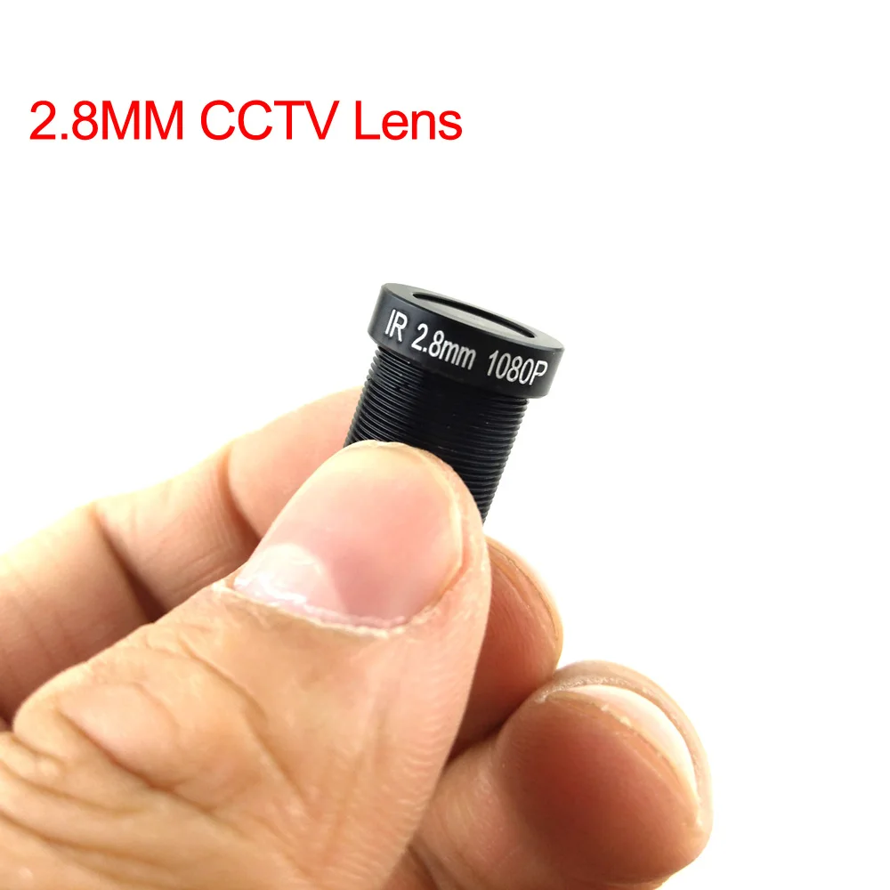 HD 1/2.5 &quot2 8 мм широкоугольный объектив 1080P CCTV M12 для ИК камеры безопасности AHD TVI SDI CVI