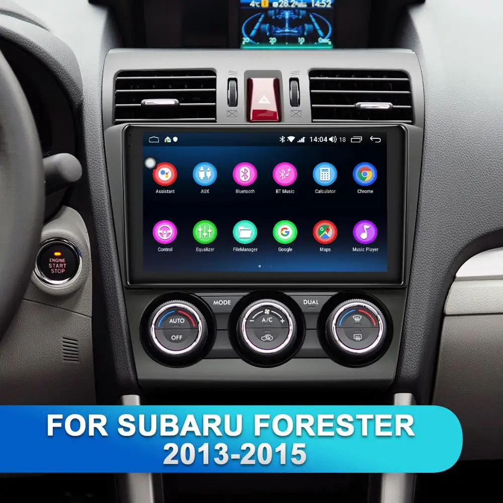 Радуясь " 2.5D ips Android 8,1 автомобильный мультимедийный плеер DSP для Subaru Forester XV WRX 2012- аудио Радио Стерео навигация