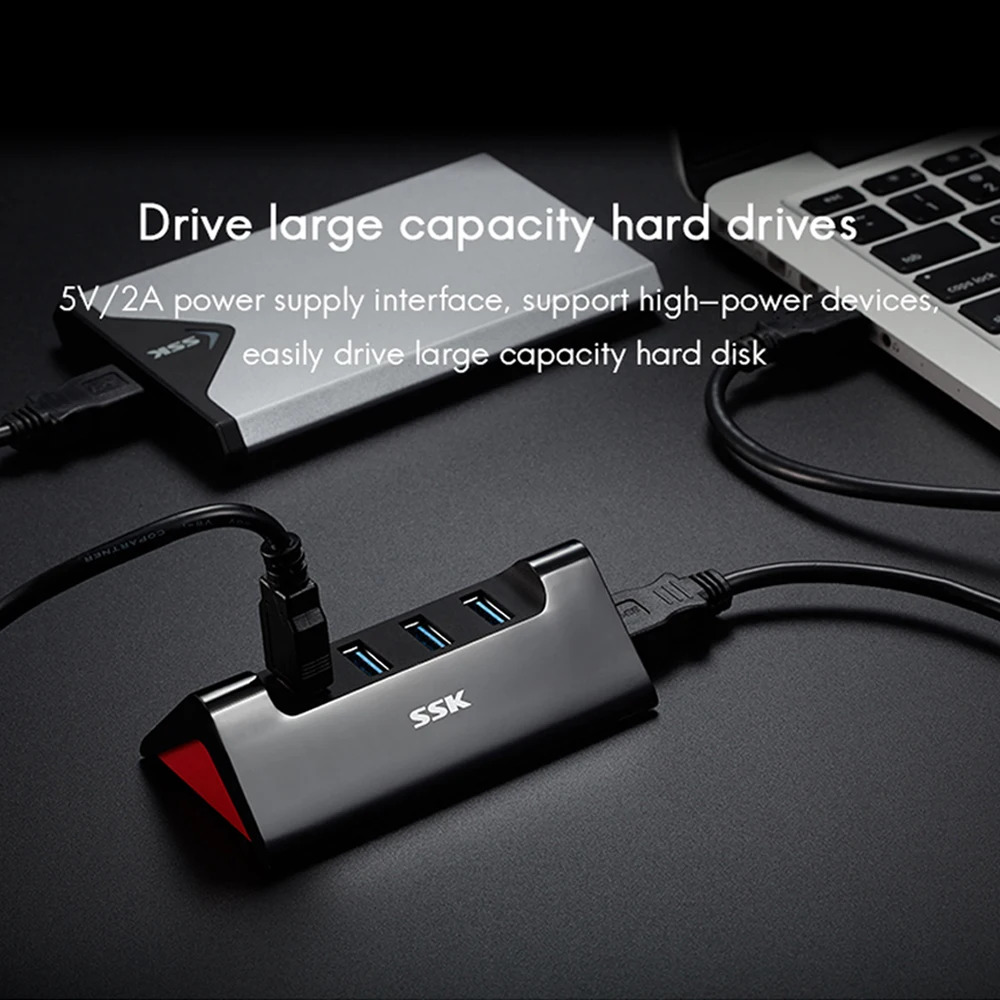 SSK usb-хаб 3 0 Multi USB 0/2.0 высокоскоростной разветвитель 4 порта для ПК планшета