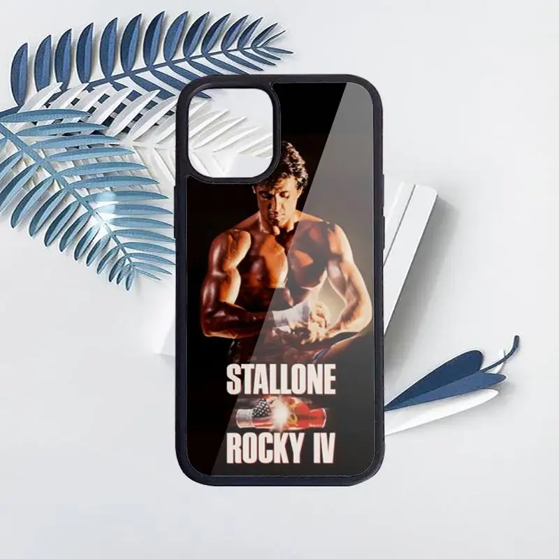 

Rocky Balboa famous movie Phone Cases PC for iPhone 11 12 pro XS MAX 8 7 6 6S Plus X 5S SE 2020 XR Luxury brand shell funda