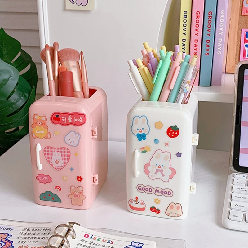 

Cartoon Fridge-like Pencil Holder Makeup Tools Holder Remote Control Holder Box