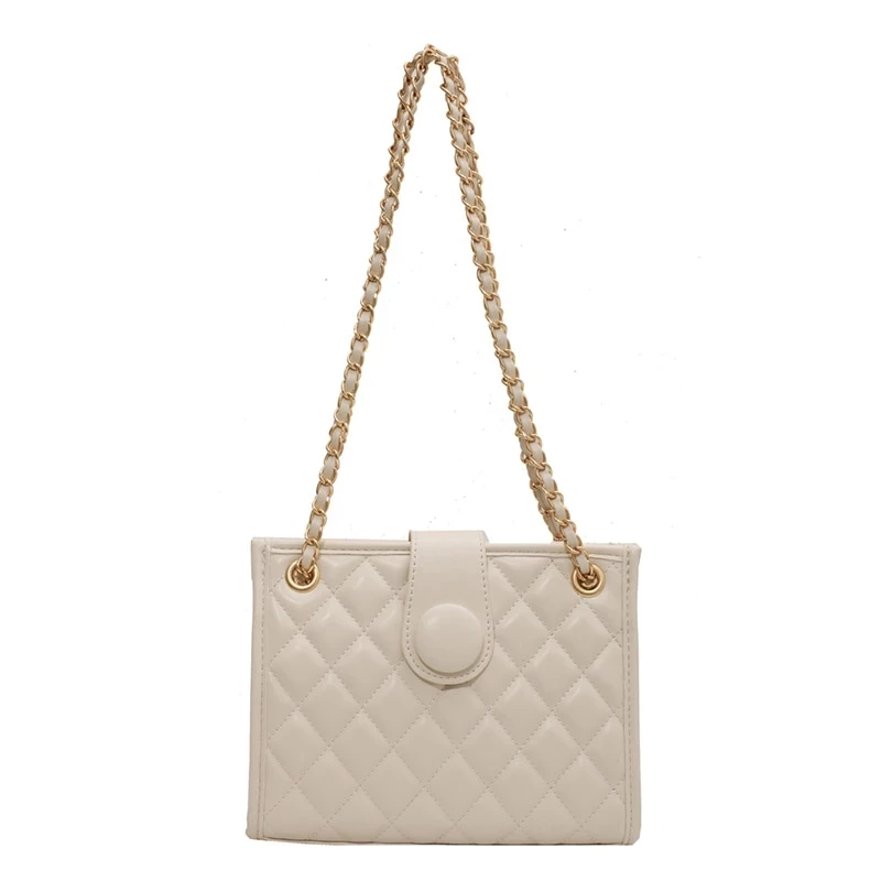 

Kiwi Green Shoulder Crossbody Messenger Bag 2021 Small PU Leather Women Tends Chain Luxury Designer Handbag Purses Black