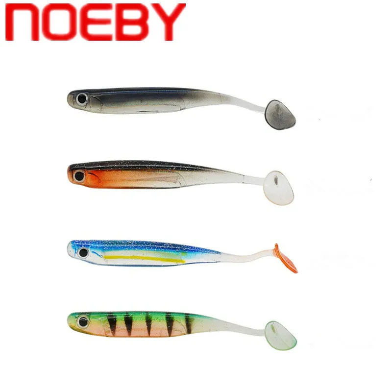 NOEBY Soft Baits 75mm/2.5g 115mcm/5.4g Silicone Fishing Lure Isca Artificial Leurre Souple Wobblers Peche A La Mouche | Спорт и