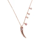 Ожерелье-талисман цвета розового золота
