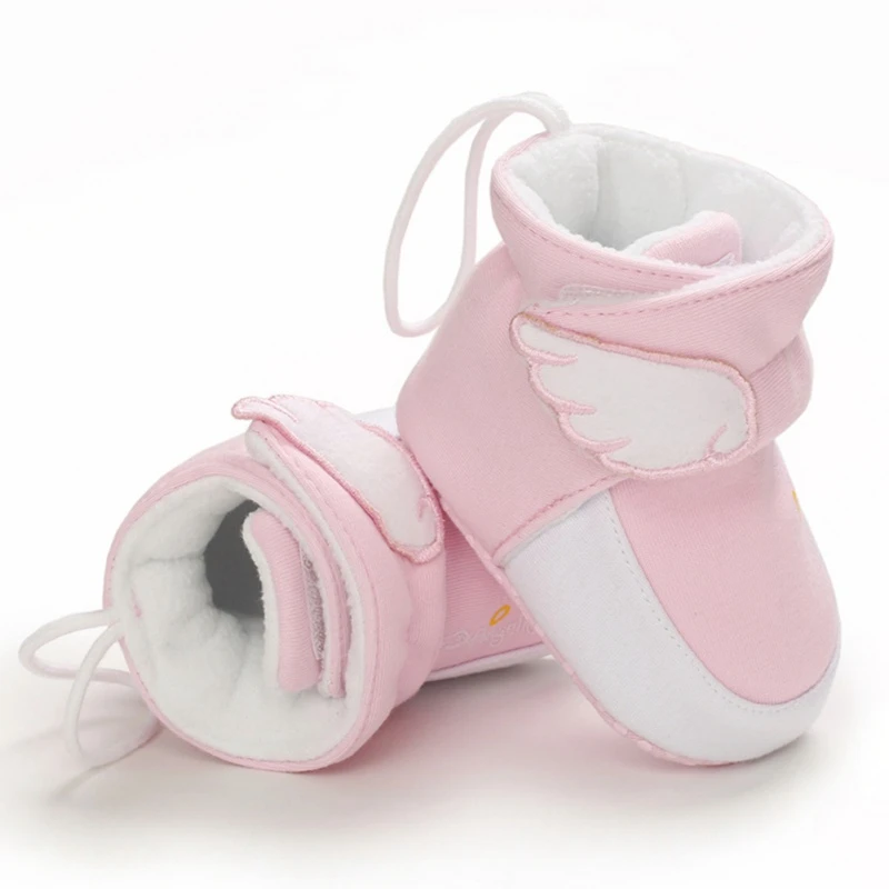 

RH-Fashion Baby Boy Girl Crib Toddler Shoes First Walkers Boot Cotton Comfort Soft Anti-slip Warm Shoes