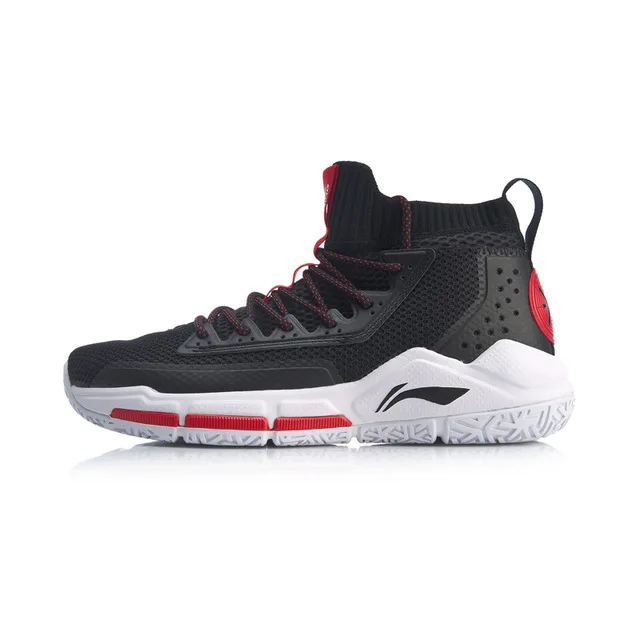Li-Ning Мужская деление V Wade Профессиональная баскетбольная обувь на подушке, моно подкладка из пряжи, облачная спортивная обувь, кроссовки ABAP027 SJAS19 - Цвет: ABAP027-2H
