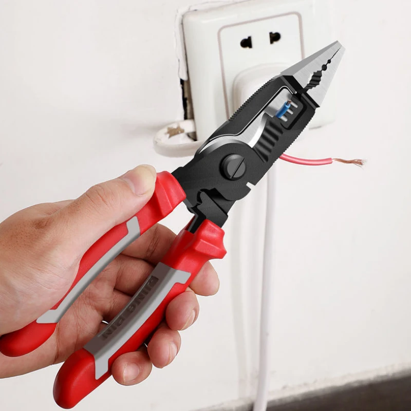 

Multifunction 9 in 1 Electrician Pliers Long Nose Pliers Combination Pliers Stripper/Crimper Pliers Diagonal Pliers Hand Tools
