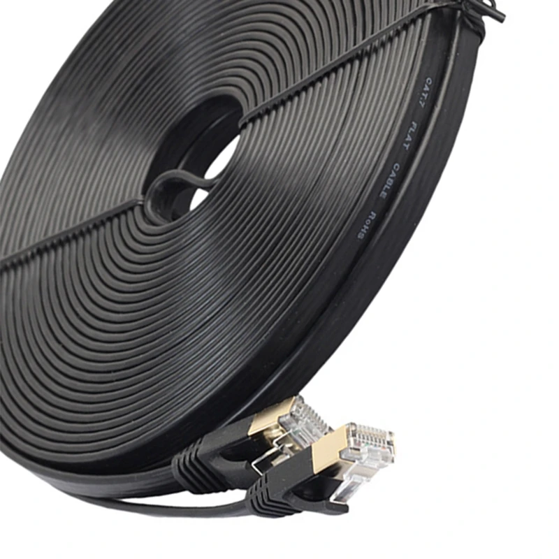 Сетевой кабель Ethernet Cat 7 плоский RJ45 600 МГц 1 м |