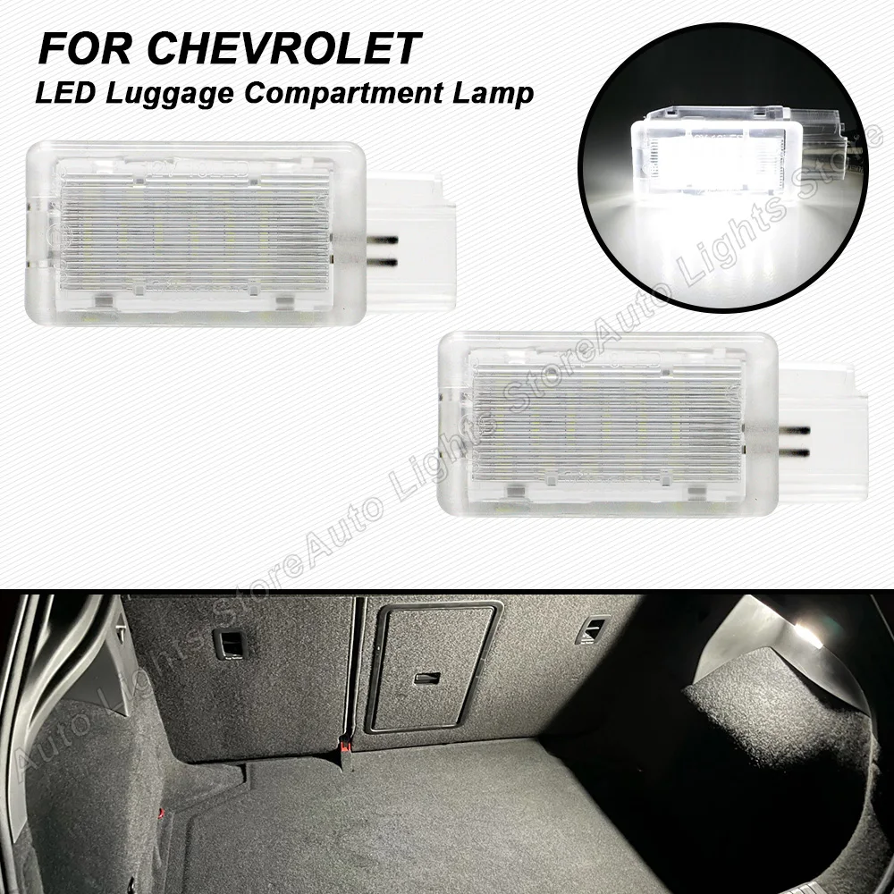 LED Interior Boot Trunk Luggage Light Lamp For Chevy Camaro Corvette Cruze Impala Malibu Sonic Spark Cadillac ATS CT6 SRX XTS | Автомобили