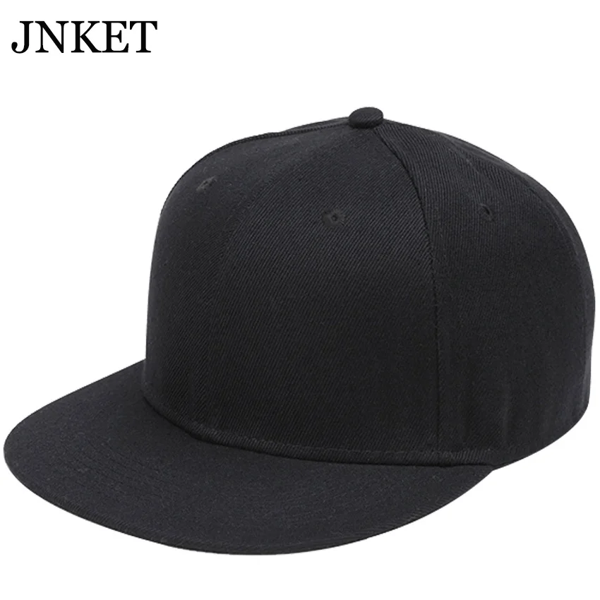 

JNKET Solid Color Baseball Cap Hip Hop Caps Men Women‘s Flat Brim Cap Outdoor Sunhat Adjustable Snapbacks Hats Gorras Casquette
