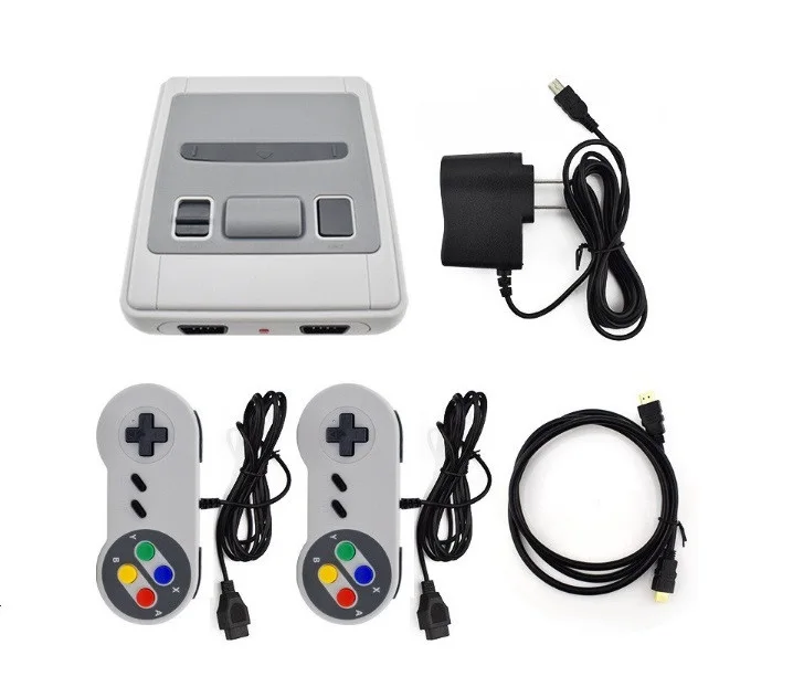 Coolbaby New Mini Video Game Console HDMI Built-in 621 games Classic Home Game Console with Double Gamepad For SFC Childre Game