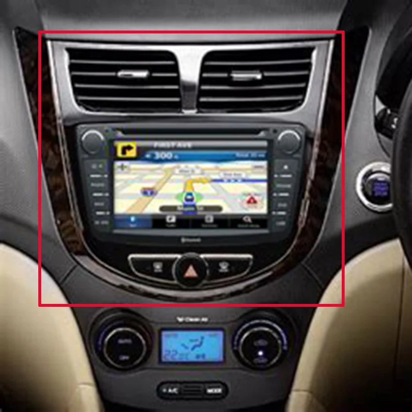 Автомобильная навигация YESSUN для Hyundai Verna/Accent 2011 ~ 2012 Android GPS аудио видео радио