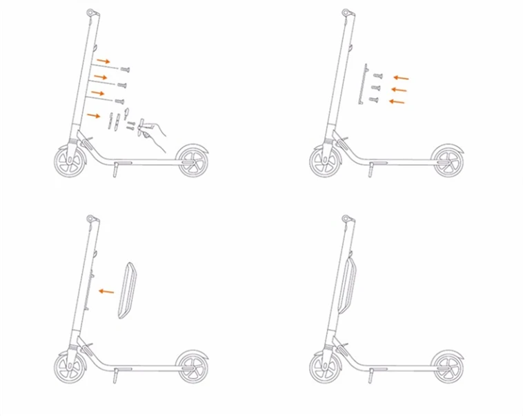 2020 Ninebot обновленный аккумулятор Комплект для KickScooter ES1 ES2 умный электрический