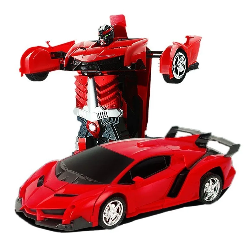 

2in1 RC Car Transformation Robots Sports Vehicle Model Robots Toys Remote Control Deformation Car Kids Toys Gifts For Boys