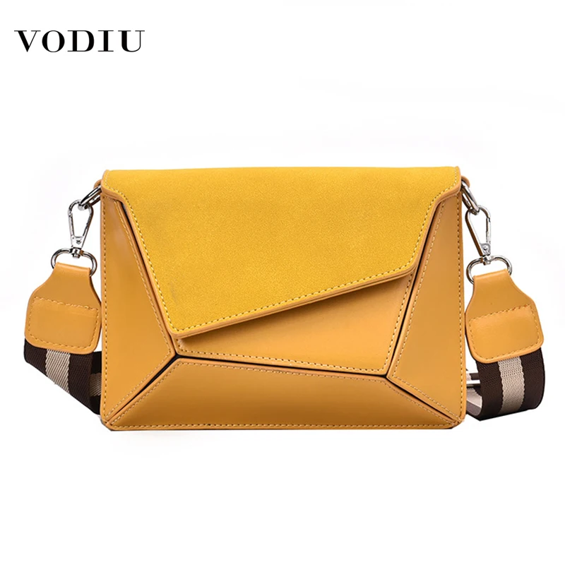 Сумка на плечо женская маленькая из экокожи модный дизайнерский мессенджер