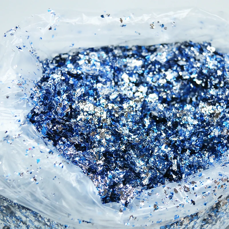 Имитация золотых листьев хлопья для украшения ногтей позолота живопись