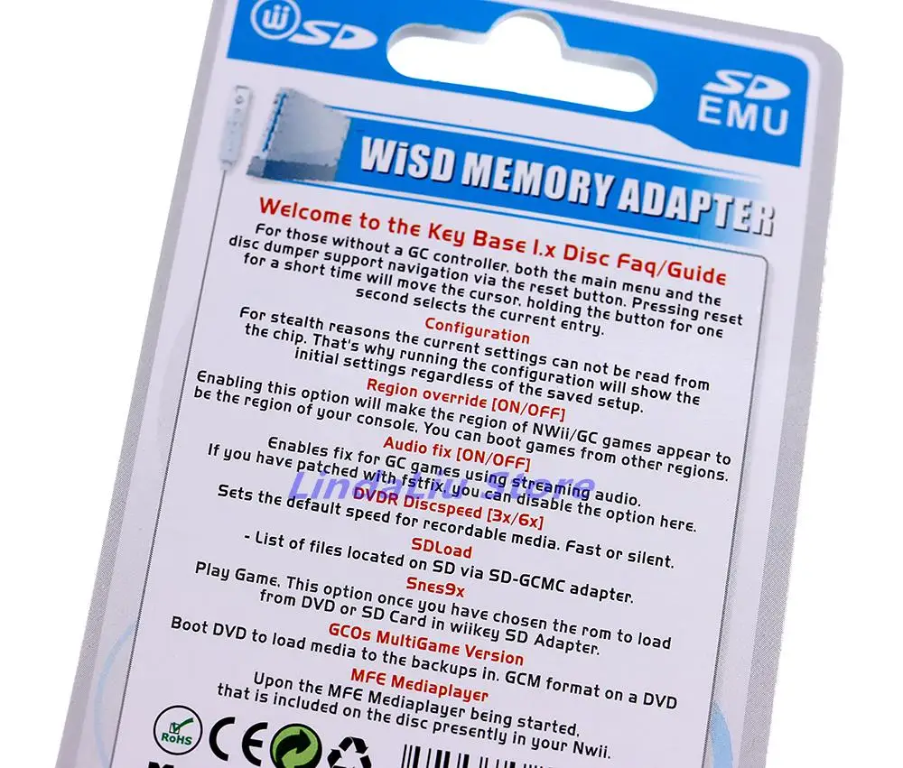 Устройство для чтения SD-карт WII Gamecube GC SD 1 шт. | Электроника