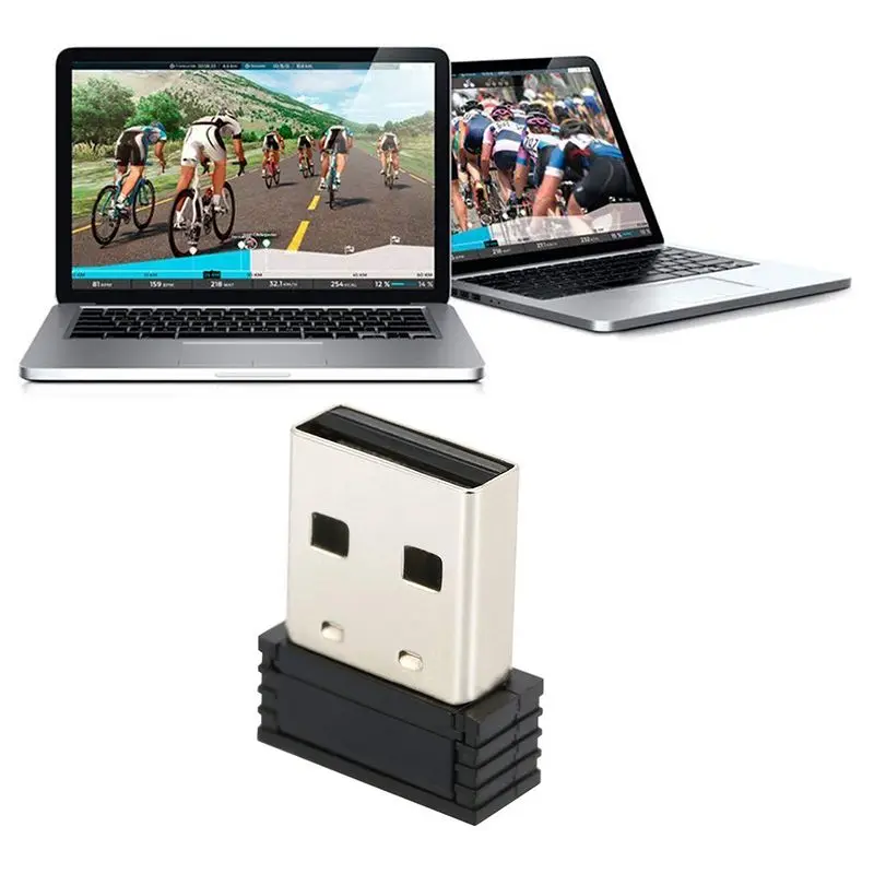 USB ANT+ Stick Адаптер для Garmin, Sunnto, Zwift, TacX, Bkool, PerfPRO Studio, CycleOps, TrainerRoad для обновления велотренажера, Compatib
