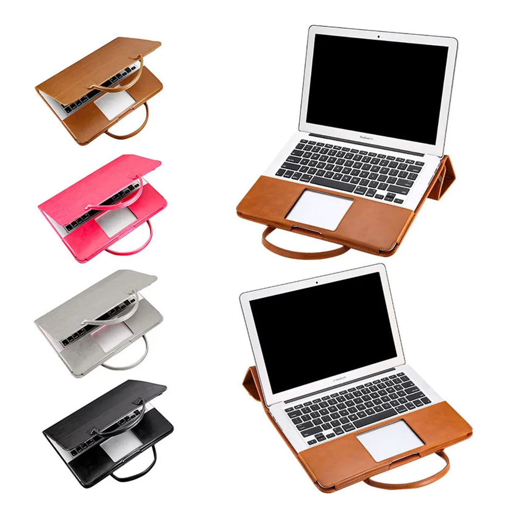 

Simple Laptop Sleeve For Apple Notebook Macbook Air 11 13.3 Inch Stand Cover Laptop Bag For Macbook Pro 13 13.3 15.4 Inch Case