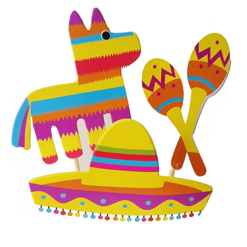 1 Набор праздничные флажки с ламой альпакой|Товары для украшения тортов| |