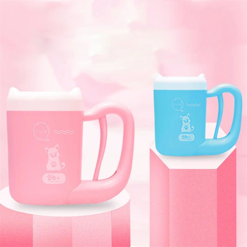 Инструмент для чистки кошек и собак силиконовая щетка мытья лап французских