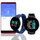 Смарт-часы D18 для мужчин и женщин, спортивный фитнес-трекер, Bluetooth Смарт-браслет, водонепроницаемый монитор пульса и артериального давления
