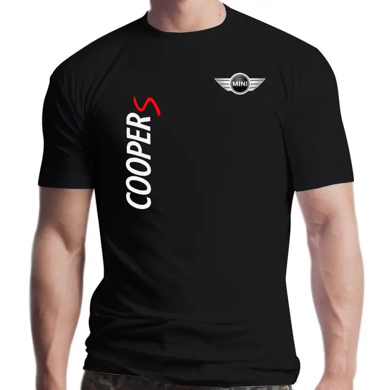 

New Mini Coopers Logo T shirt Size S-2XL Sport Racing Performance