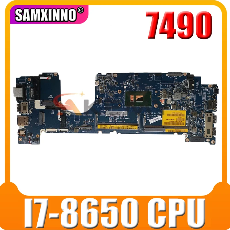 

100% рабочая для dell latitude 7490 материнская плата 0CWDR5 CN-0CWDR5 I7-8650 DAZ40 LA-F322P тестирование