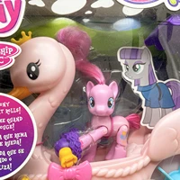 hasbro my little pony explore equestria pinkie pie rowride swan boat b3600 music doll toy model anime figure collect ornament