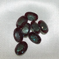 5x7mm synthesis unique color change oval alexandrite 3 piece easy to inlay