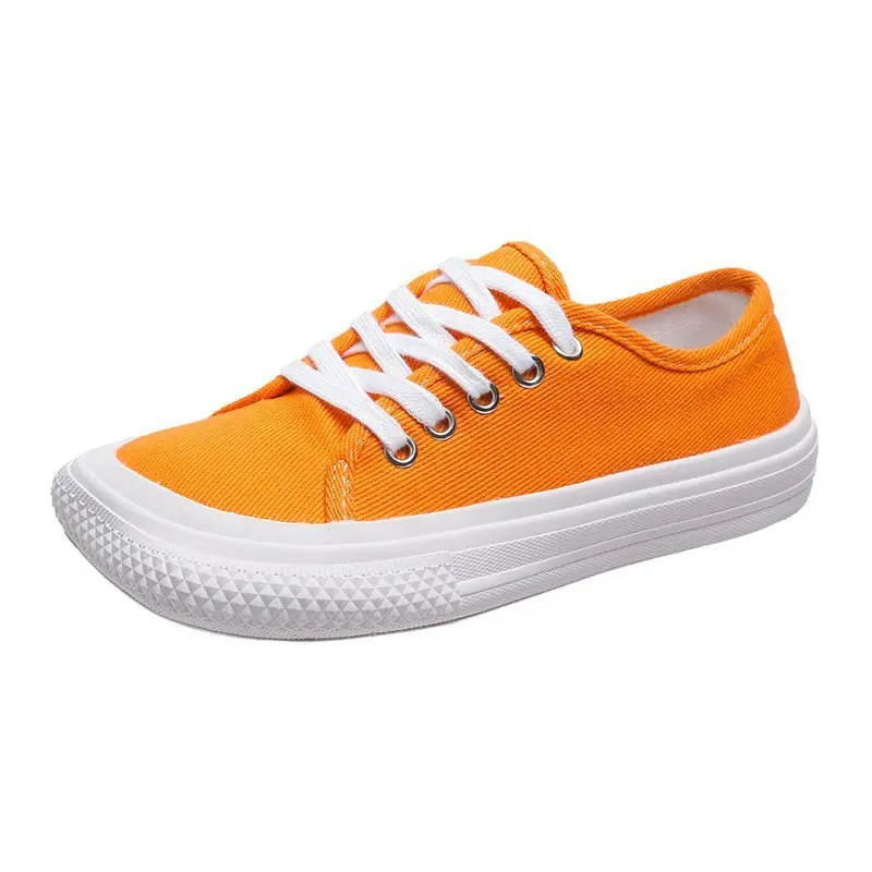 

Women's Square Toe Canvas Shoes Platform Vulcanized Shoes Female 2021 Fashion Design Ugly Shoe Ladies Student Flat White Shoe