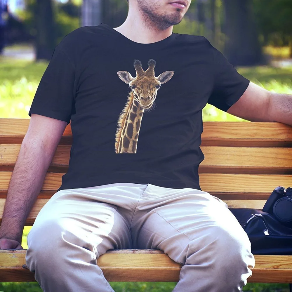 

2020 New Fashion Tee Shirt Casual Giraffe Beauty T-Shirt