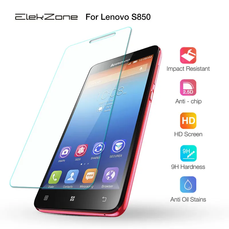 Закаленное стекло 9H для Lenovo VIBE A1000 A2010 A5 A536 пленка K5 K80M K4 Note A6000 A7000 S5 S850 S898T|Защитные