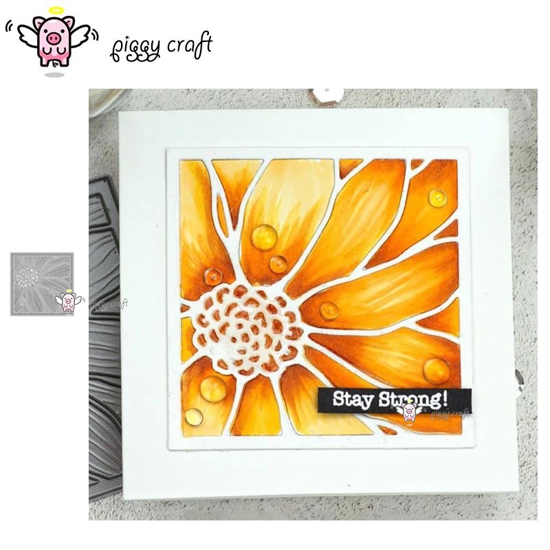 Фотометаллические Вырубные штампы форма цветок квадратная рамка для