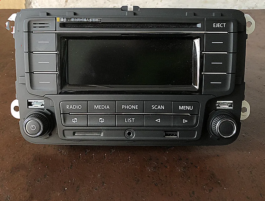 Автомобильный радиоприемник стерео RCN210 Bluetooth CD MP3 USB AUX SD для Volkswagen GOLF PASSAT туристическое Поло TIGUAN Caddy EOS CC+ CAN Cabel