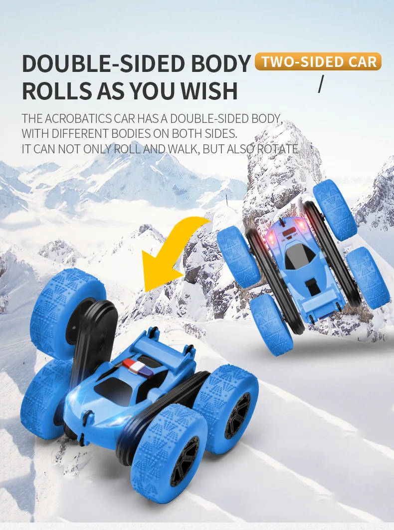 

ZK22 двухсторонняя вращающаяся на 360 градусов машинка для трюков с пультом дистанционного управления игрушечные модели подарки для детей маш...