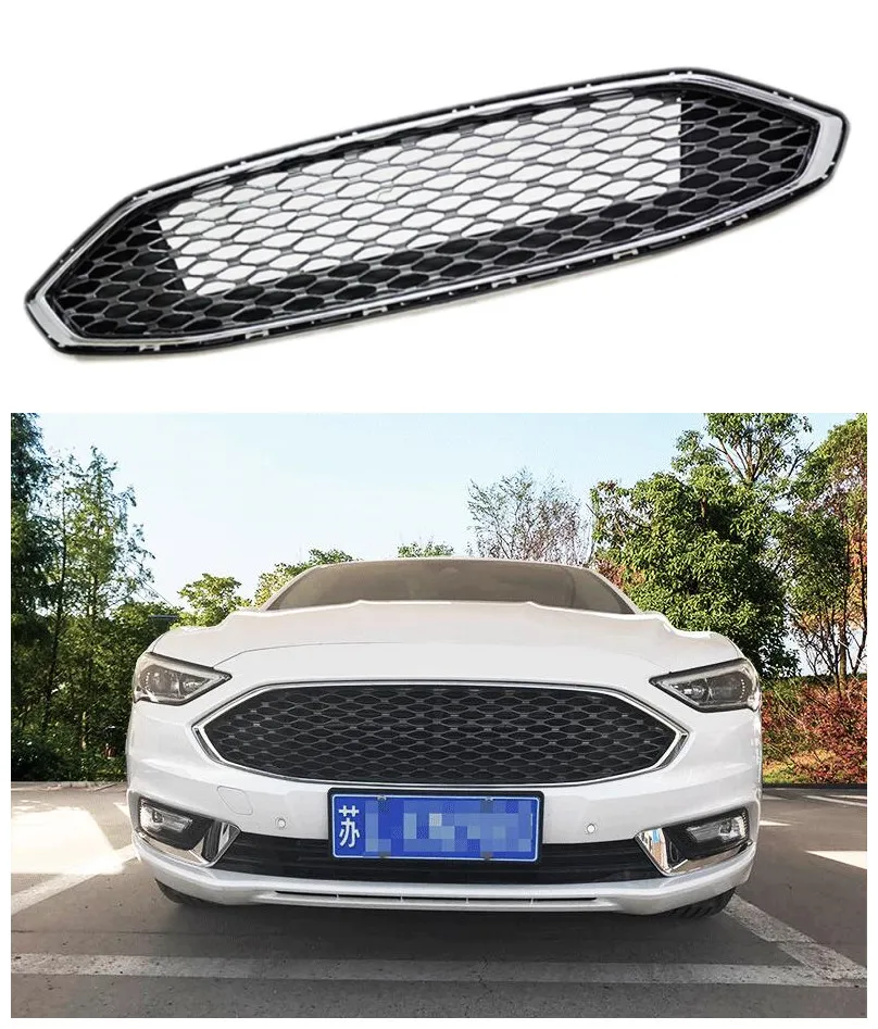 

High quality ABS Mesh Grille Trim Racing Grills Fits For Ford Mondeo 2017 2018 2019