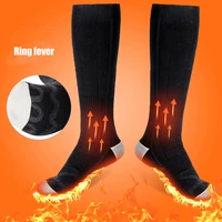 hot heated socks for men women usb rechargeable winter warm socks with 3 heat settings for outdoor sports climbing ed889
