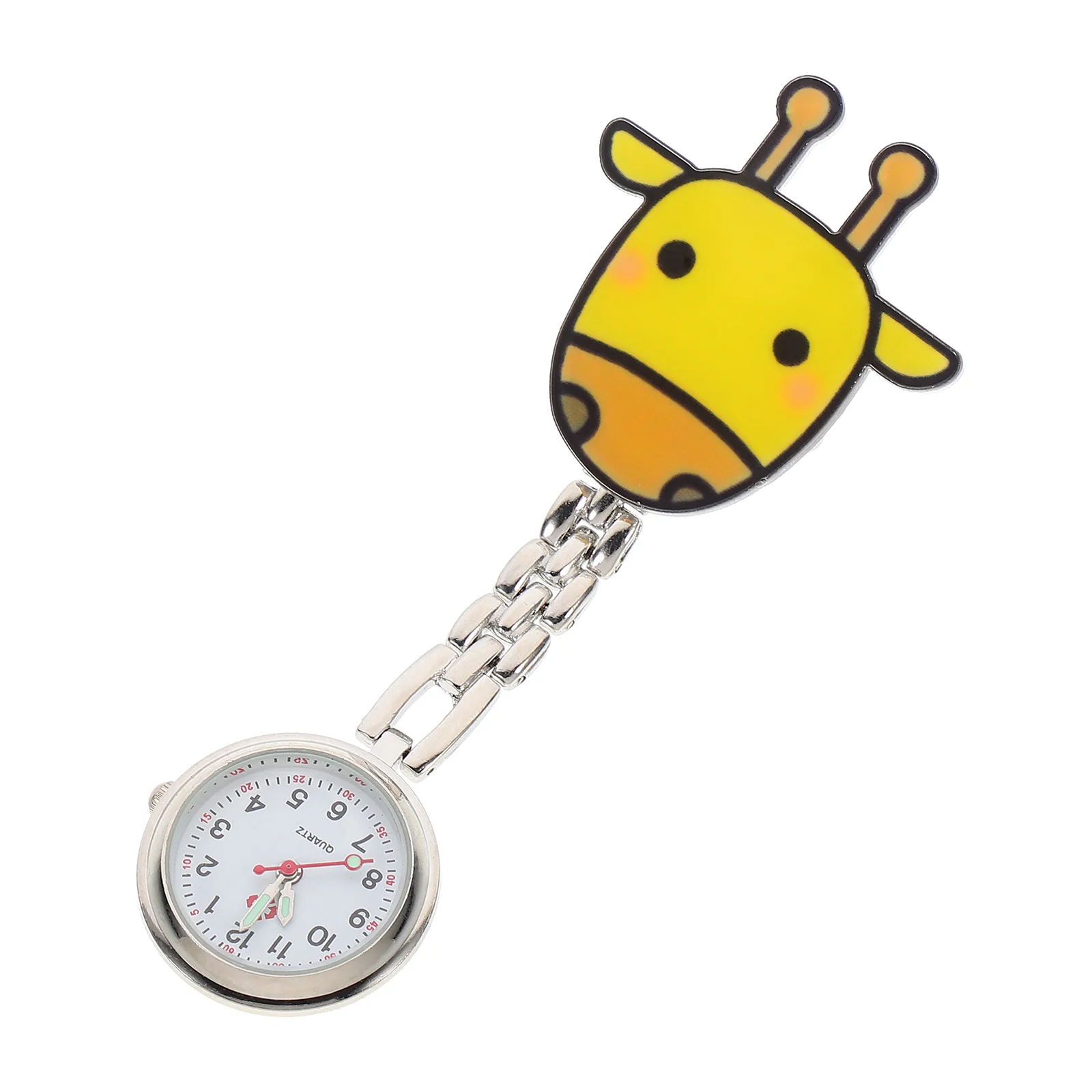 

1pc Nurse Watch Clinic Staff Watch Cartoon Pattern Watch Pocket Watch