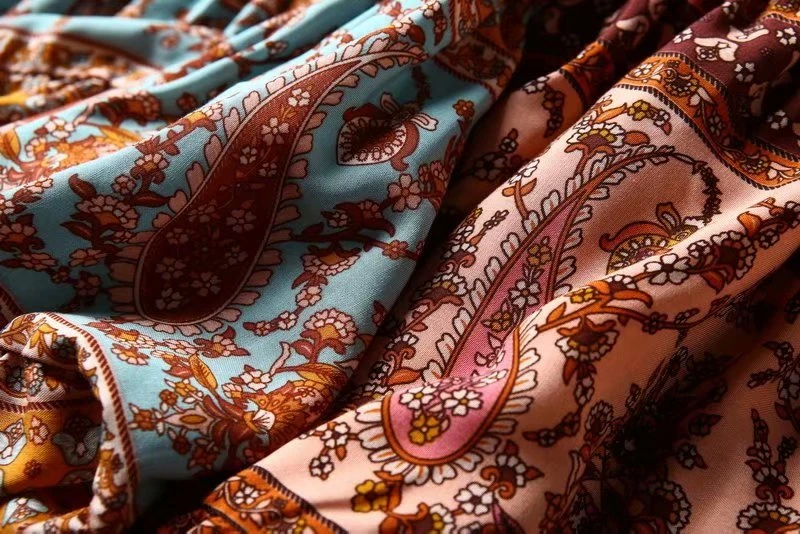 Винтажное шикарное женское пляжное богемное Платье макси с цветочным принтом и рукавом «летучая мышь», женское летнее платье с v-образным вырезом и кисточками, Boho happie vestidos