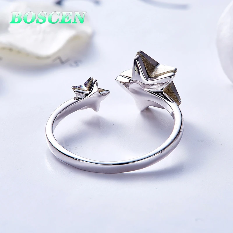 BOSCEN украшенное австрийским кристаллом кольцо для женщин подарок на день