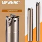 Двухсторонний 90-градусный Фрезерный резак MFWN C15 C16 C19 C20 C24 C25 2T 3T 4 T с держателем инструмента для ЧПУ WNMU040304 инструмент