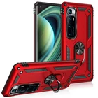 Бронированный чехол для телефона Xiaomi Redmi Poco Note 10 Ultra X3 X2 NFC 10T Lite CC9 8 8T 9A 9 9C 9T K30 K30S 9S Pro Max, металлический кольцевой чехол