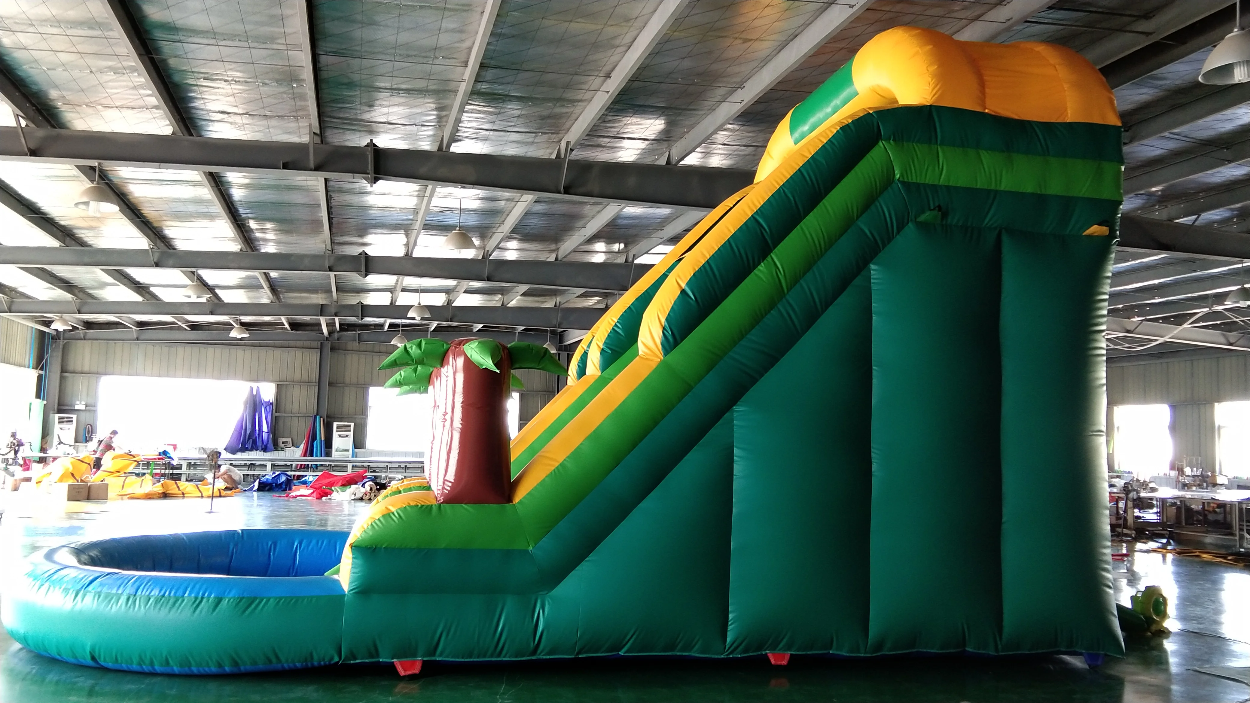 Надувная горка для детей надувная бассейна детей|Шлепанцы| |